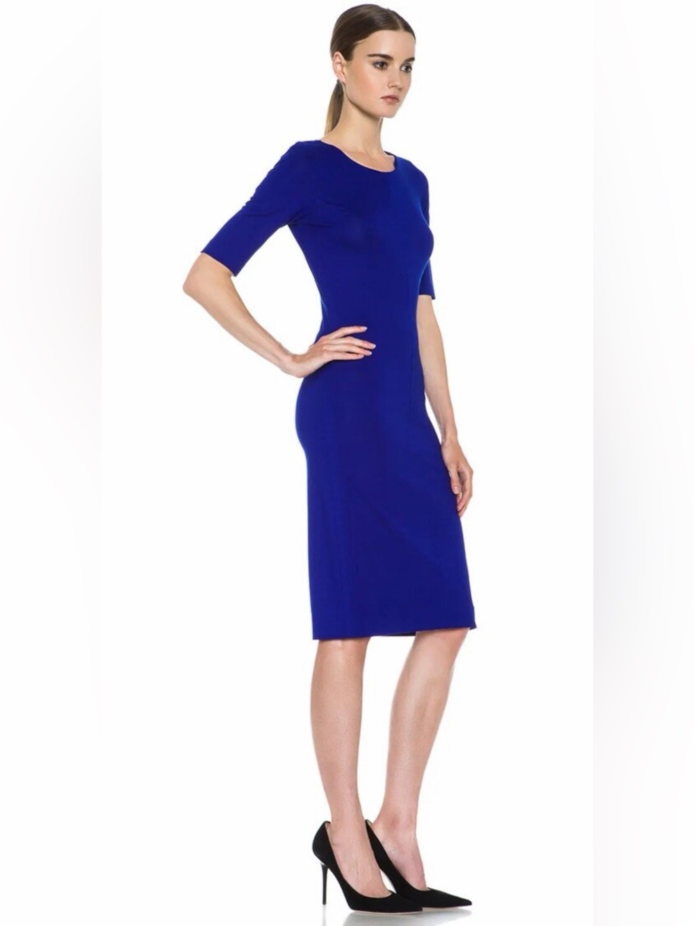 Diane von Furstenberg “Raquel” Blue Midi Dress